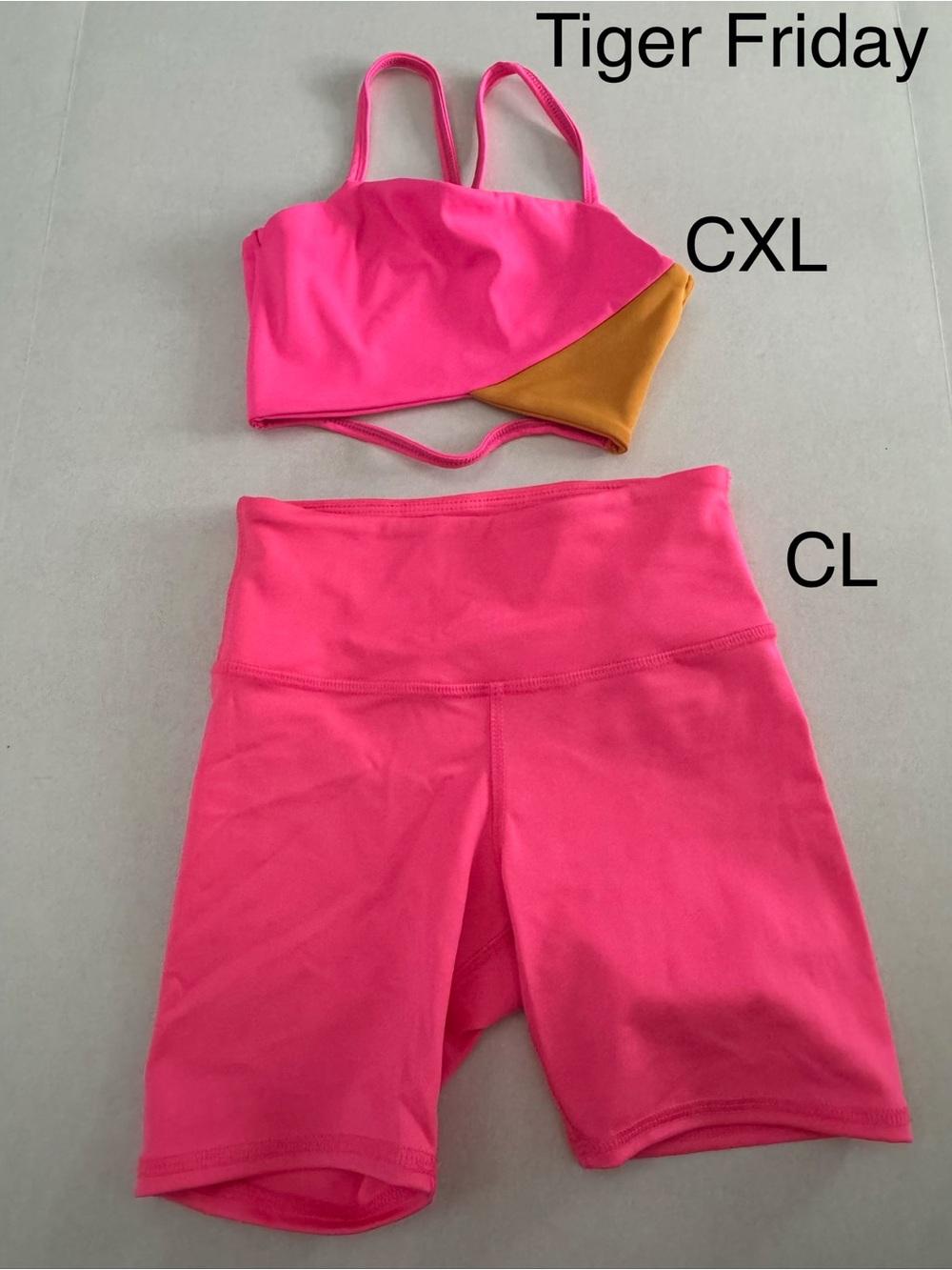 Tiger Friday Pink Orange Set